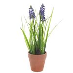 Terracotta Potted Realistic Artificial Hyacinth